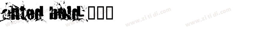 anted bold字体转换